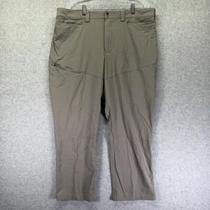 Alaskan Hardgear Pants Mens 40x30 Gray Nylon Stretch Hiking Zip Pocket Outdoor